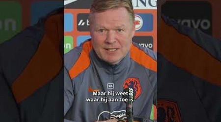 Is Weghorst een Ajax-spits, Koeman? 