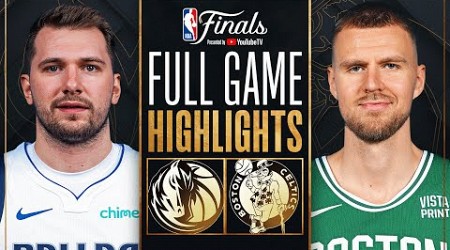 #5 MAVERICKS at #1 CELTICS | FULL GAME 1 HIGHLIGHTS | June 6, 2024