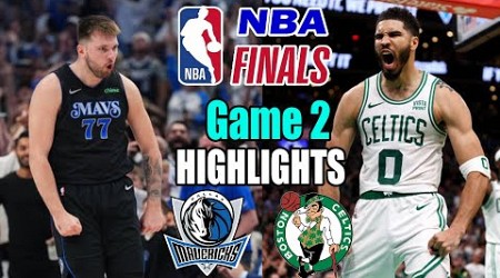 Dallas Mavericks vs Boston Celtics Game 2 Full Highlights | 2024 NBA Finals | Mavericks comeback 