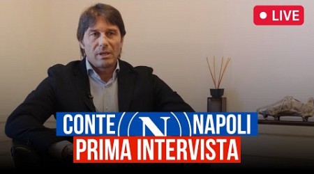 CONTE-NAPOLI, prima INTERVISTA da allenatore azzurro: &quot;Amma faticà!&quot; 