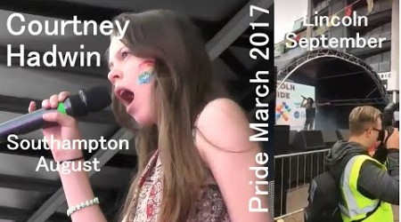 Courtney Hadwin - Pride March 2017 - Southampton &amp; Lincoln