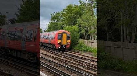 Gatwick express 387221 is seen passing St Denys bound for Southampton Central