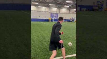 Crossbar Challenge With Everton #everton #efc #crossbarchallenge