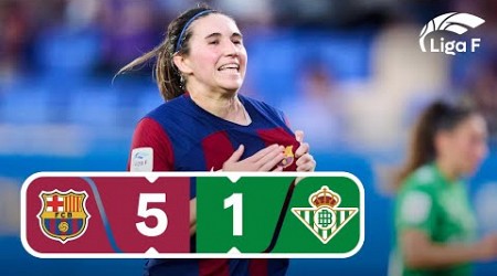 Resumen del FC Barcelona vs Real Betis Féminas Jornada 29 | Liga F