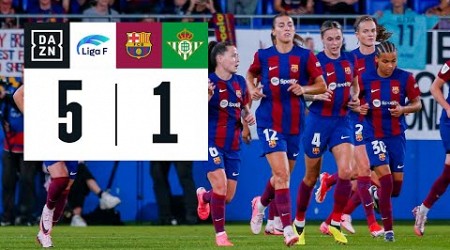 FC Barcelona vs Real Betis Féminas (5-1) | Resumen y goles | Highlights Liga F