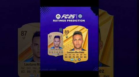 FIFA25 Inter Milan player ratting upgrade (prediction) #fifa24cards #viral #fifa