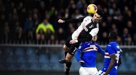 Ronaldo header vs Sampdoria 2019 | free clip for editing | without watermark