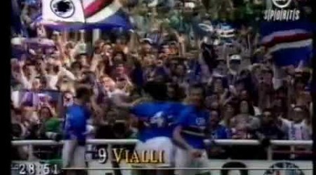 1990/91 - Serie A - Sampdoria - Lecce 3 - 0 e festa scudetto