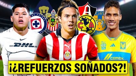 El FICHAJE SOÑADO DE CADA EQUIPO de Liga MX para el próximo torneo ¡Lo del AME Y MTY ES UNA LOCURA!