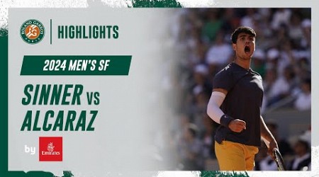 Sinner vs Alcaraz Semi-final Highlights | Roland-Garros 2024