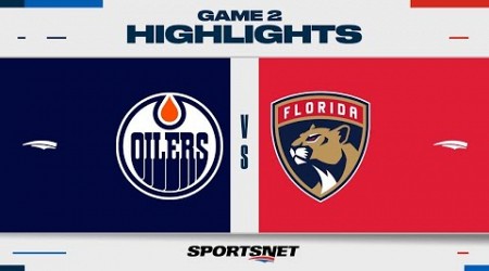 Stanley Cup Final Game 2 Highlights | Oilers vs. Panthers - June 10, 2024