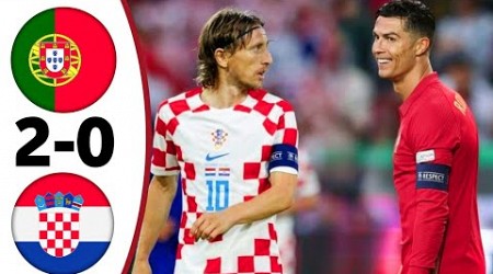 Portugal vs Croatia 2-0 All Goals &amp; Highlights 2024