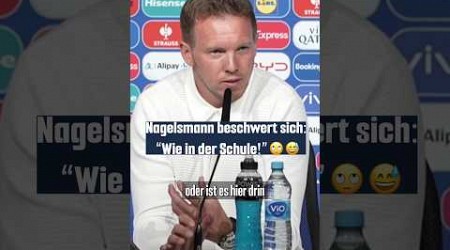 Reporter bekommen Ansage von &quot;Lehrer&quot; Nagelsmann 