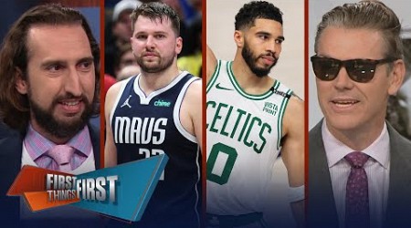 Mavs fall to Celtics in Game 3, Luka fouls out &amp; will BOS complete sweep? | NBA | FIRST THINGS FIRST