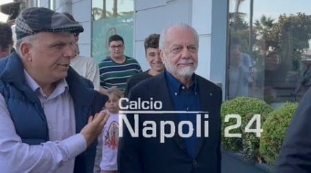 De Laurentiis al Parker’s da Conte e fa una promessa ai tifosi