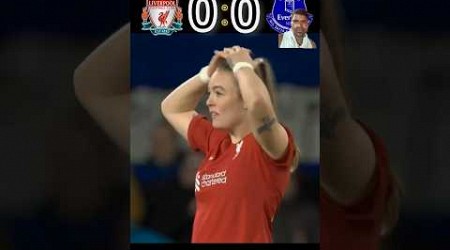 Liverpool vs Everton women&#39;s match highlight #football #youtube #shorts