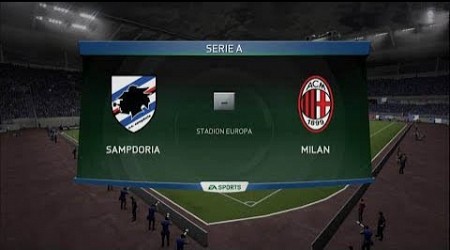 FIFA 08 | Sampdoria vs AC Milan - Ronaldo - Gilardino - smoking bianco Kaká - Serie A 2007/2008