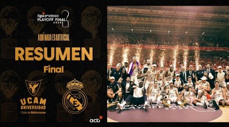 UCAM Murcia - Real Madrid (73-84) RESUMEN | Playoff Final Liga Endesa 2024