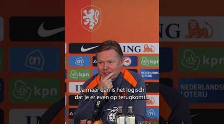 Koeman sprak met Memphis over haarband: ‘Ik word niet graag verrast…’ 