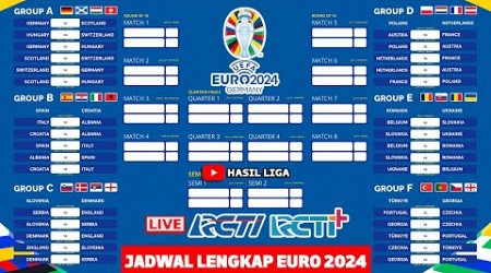 CATAT! Jadwal Lengkap Piala Eropa 2024 Live RCTI - Fase Grup UEFA EURO 2024