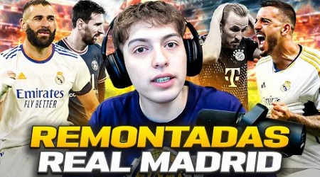 DAVOO XENEIZE REACCIONA A LAS MEJORES REMONTADAS DEL REAL MADRID EN CHAMPIONS LEAGUE (ULTIMOS AÑOS)