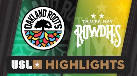 6.8.2024 | Oakland Roots SC vs. Tampa Bay Rowdies - Game Highlights