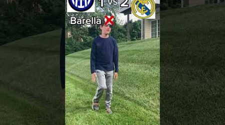 Real madrid vs inter milan