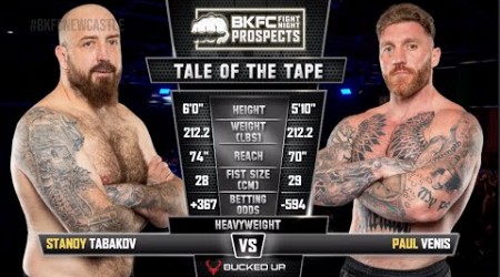 BKFC Paul venis v Stanoi Tabakov FULL FIGHT #bareknuckleboxing