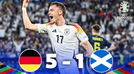 ALEMANIA vs ESCOCIA (5-1) | RESUMEN y GOLES | EUROCOPA 2024