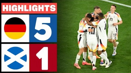 Germany vs Scotland 5 - 1 | UEFA EURO CUP 2024 | Highlights &amp; All Goals