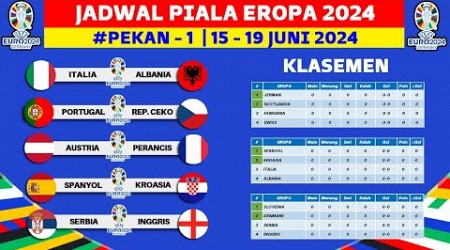 JADWAL LENGKAP SIARAN LANGSUNG EURO 2024 MATCH DAY 1 LIVE RCTI - JERMAN VS SKOTLANDIA