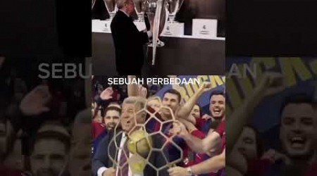 sebuah perbedaan piala Champions League vs piala jaring laba laba #realmadrid