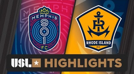 6.12.2024 | Memphis 901 FC vs. Rhode Island FC - Game Highlights