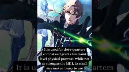 Rudeus&#39; Arsenal: Variant MK Armor || Mushoku Tensei || #shorts