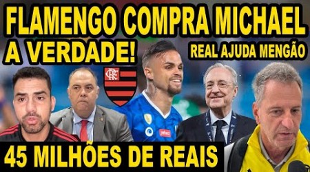 IMPRENSA CRAVA QUE FLAMENGO COMPROU MICHAEL POR 45 MILHÕES! REAL MADRID AJUDANDO MENGÃO! TREINO! E+