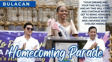 Miss Universe Philippines 2024 Chelsea Manalo&#39;s Homecoming and Victory Parade in Bulacan