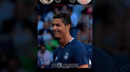 Real Madrid VS Sevilla FC 5-0 La Liga Cristiano Ronaldo Hatrick 