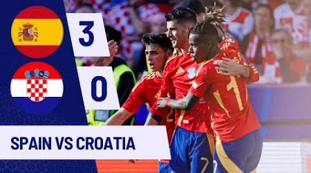 Spain vs Croatia 3-0 | Highlights Extended Goals | UEFA EURO 2024