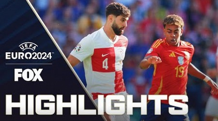 Spain vs. Croatia Highlights | UEFA Euro 2024