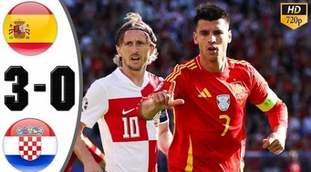 Spanyol vs Kroasia 3-0 Tadi Malam Highlights • Hasil EURO 2024 Tadi Malam • Bola Tadi Malam