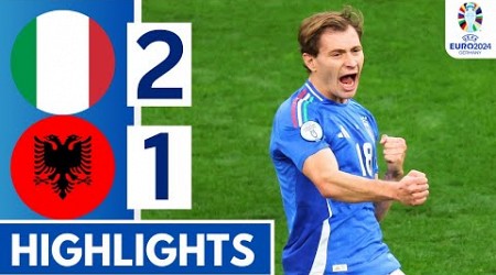 Italy vs Albania (2-1) All GOALS &amp; Extended HIGHLIGHTS | UEFA EURO 2024!