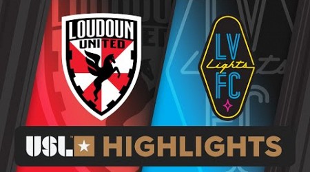 6.14.2024 | Loudoun United FC vs. Las Vegas Lights FC - Game Highlights