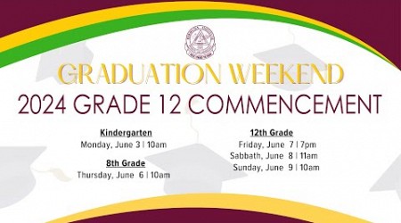 2024 Bermuda Institute of Seventh-day Adventists Grade 12 Graduation Commencement Service