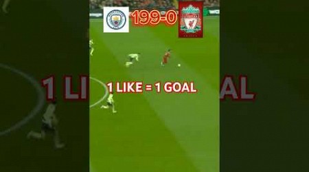 1 LIKE = 1 GOAL #shorts #manchestercity #liverpool