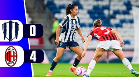 AC MILAN GOLEA 4 - 0 A MONTERREY POR AMISTOSO INTERNACIONAL FEMENINO | REY DEPORTIVO