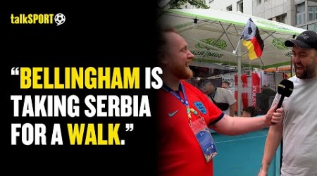 England Fan Predicts 5-0 THRASHING Of Serbia 