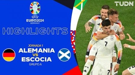 HIGHLIGHTS - Alemania vs Escocia | UEFA EURO 2024 - J1 | TUDN