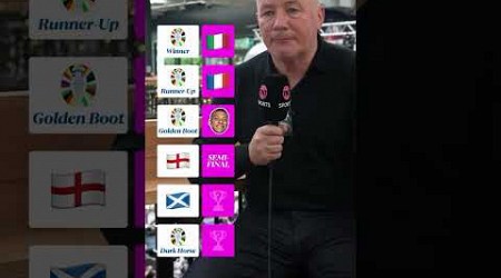 Ally McCoist with his predictions for #Euro2024 