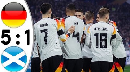 Germany vs Scotland (5-1) Extended Highlights &amp; Goals Euro 2024 Musiala , Wertz , Havertz ....