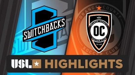 6.15.2024 | Colorado Springs Switchbacks FC vs. Orange County SC - Game Highlights